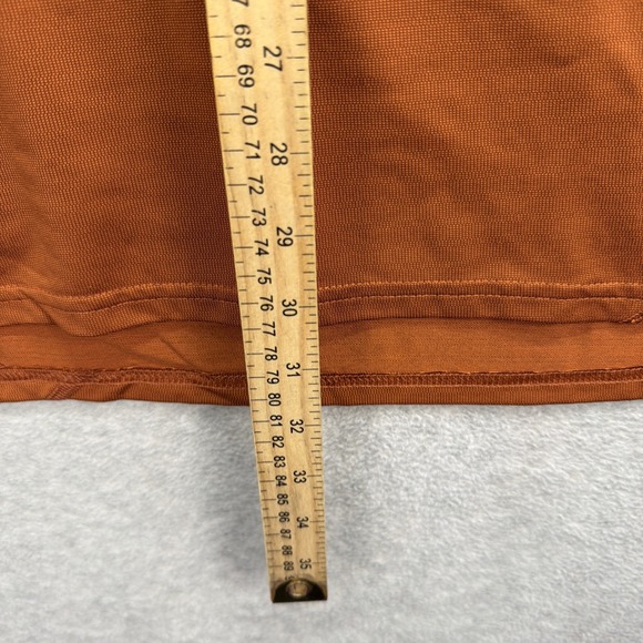 Mountain Hardwear Pullover Mens XXL Orange 1/4 Zip Stretch Performance Tech Vent - Picture 5 of 8